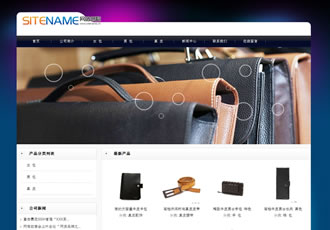 各種類別皮具產品家用小飾品建站模板