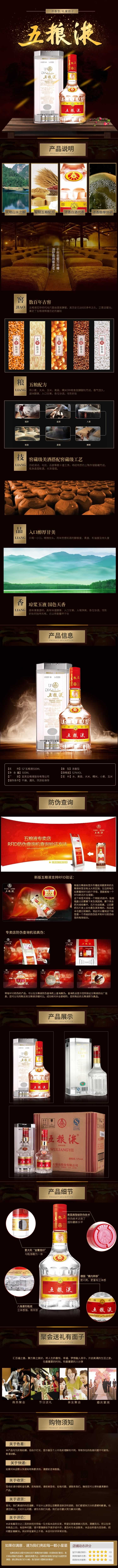 白酒類產品描述模板