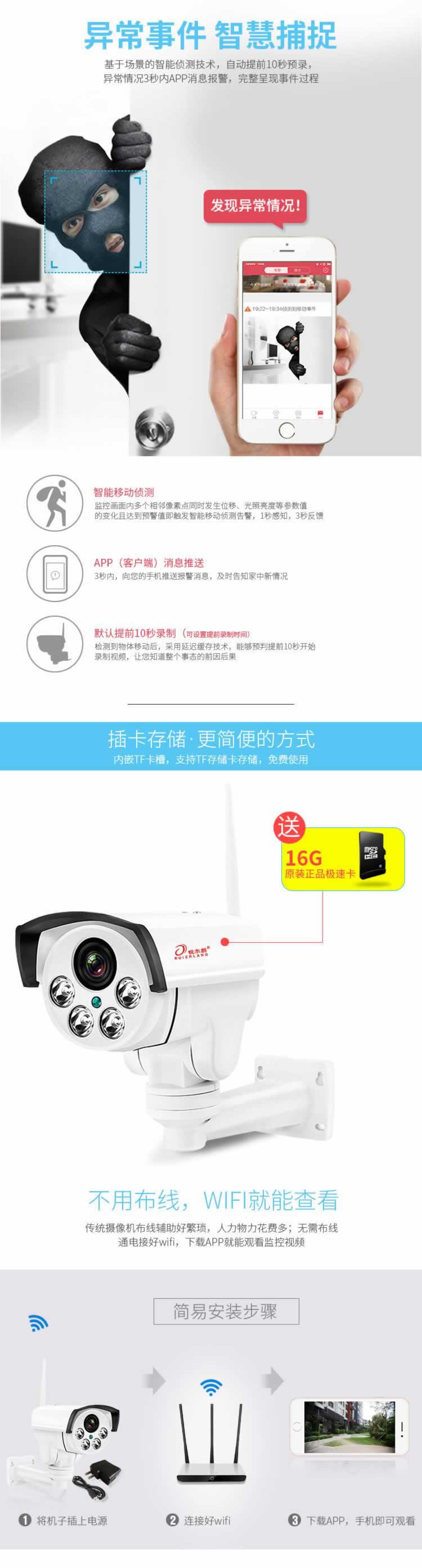 監(jiān)控攝像頭旋轉(zhuǎn)一體機(jī)詳情